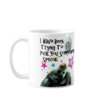 Funny Gorilla Humor Birthday Gift Coffee Mug