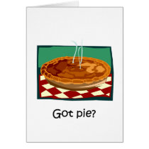 Funny got pie cards