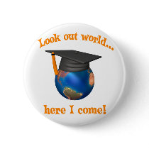 Funny Graduation Pinback Buttons