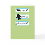 Funny graduation card: Big Brain