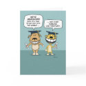 Funny graduation card: Dog Graduates by chuckink Funny graduation card: Dog Graduates