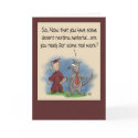 Funny Graduation Cards: Nesting Material
