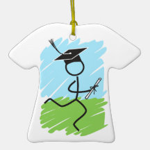 Funny Graduation Runner - Cross Country, Track Ornaments