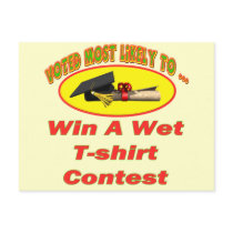 Funny Graduation T Shirts and Gifts postcards