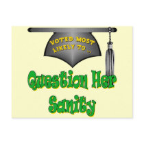 Funny Graduation T Shirts and Gifts postcards
