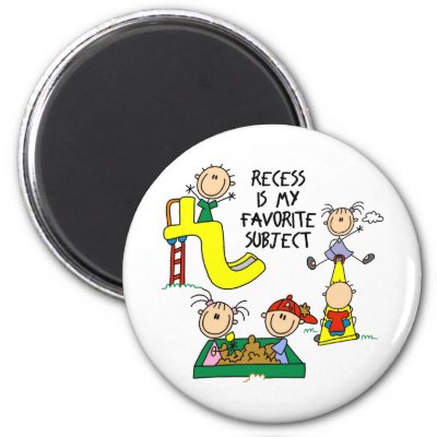 This funny school gift for kids features cute stick figure kids playing in 