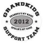 Funny Grandkids Support Team 2012 Sticker