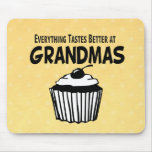 Funny Grandma Cupcake mousepads