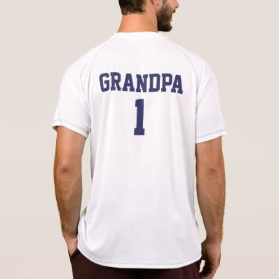Funny Grandpa personalized sports jersey Shirt