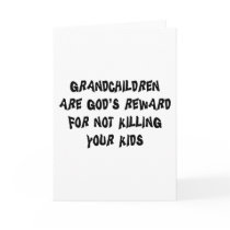 Funny Grandparents Gift Cards