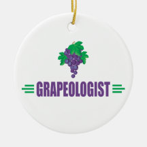 Funny Grapes Christmas Ornaments