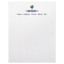 Funny Grapes Letterhead Template