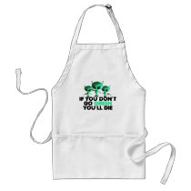 Funny green apron