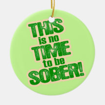 Funny Green Beer Humor Ornaments