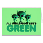 Funny green cards