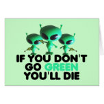 Funny green cards