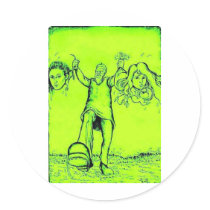 Funny Green Frankenstein stickers by persimew Funny Green Frankenstein stickers