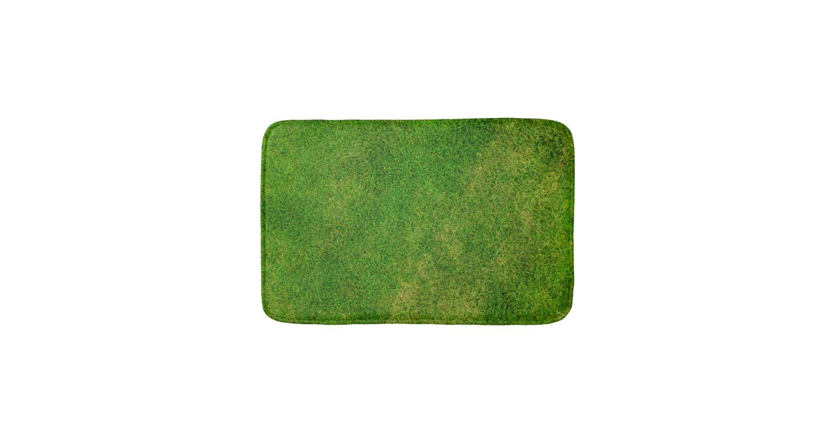 Funny Green Grass Bath Mat Zazzle