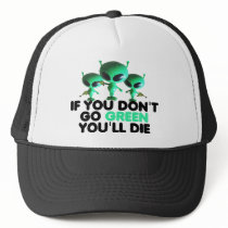 Funny green trucker hats