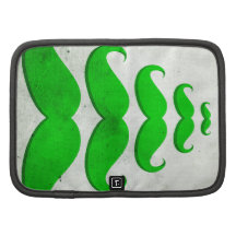 Funny green mustache, Christmas tree shape Organizers