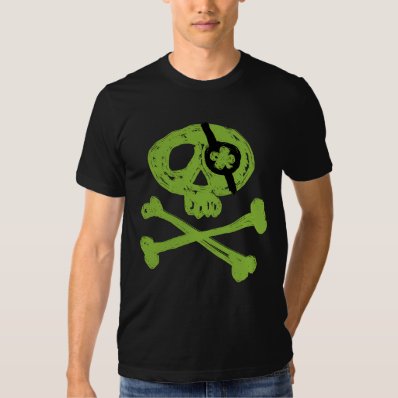 Funny Green Pirate T-shirt