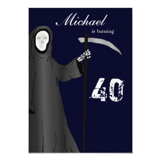 Grim Reaper Birthday Cards | Zazzle