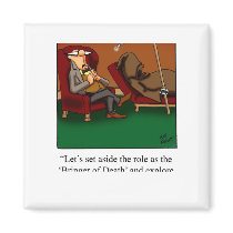 Funny Grim Reaper Dance Cartoon magnets