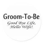 Funny Groom To Be Sticker