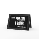 Funny Groomsman Invitation Free Food and Drink card