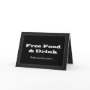 Funny Groomsman Wedding Invitation Free Food card