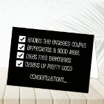 Funny Groomsmen Card -- Qualified Groomsman?