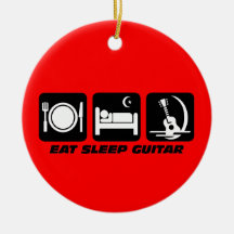 funny guitar christmas ornaments