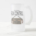 Funny Gun Contol Beer Mug mug