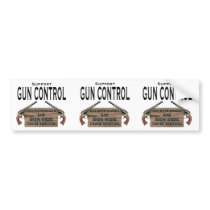 Funny Gun Control Bumper Stickers bumper stickers by mikek92349 Funny Gun Control Bumper Stickers bumper stickers