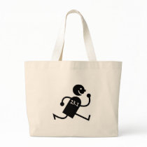 Funny half marathon tote bag