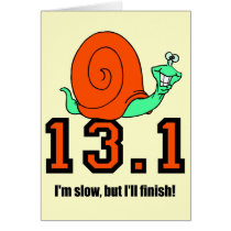 Funny half marathon cards