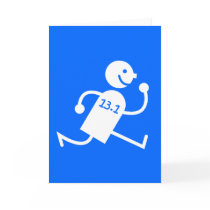 Funny half marathon cards