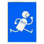 Funny half marathon card