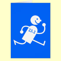 Funny half marathon cards