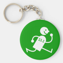 Funny half marathon key chain