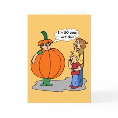 Funny Halloween card