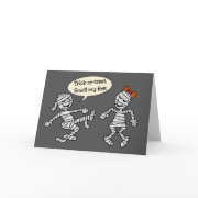 Funny Halloween card card