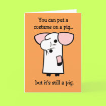 Funny Halloween card