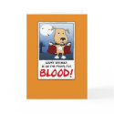 Funny Halloween card: Count Barkula