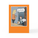 Funny Halloween card: The Costume
