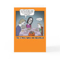 Funny Halloween card: Zombie Family