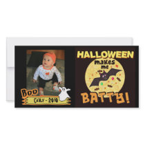 Funny Halloween Custom Photo Card photo cards