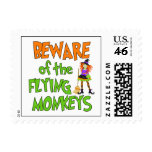 Funny Halloween Flying Monkeys Postage