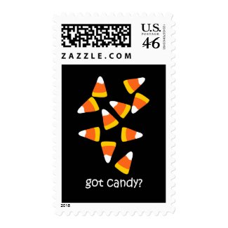Funny halloween stamp