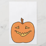 Funny Halloween Pumpkin Cartoon Flyer